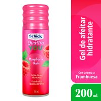 Gel de Afeitar Hidratante Shick Quattro Frambuesa