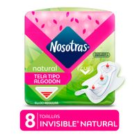 Toalla Higiénica Nosotras Invisible Tela - Bolsa 8 UN