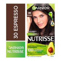 Tinte para Cabello Garnier Nutrisse Tono 30 Espresso - Kit 1 UN