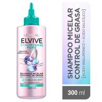 Shampoo Micelar Elvive Control de Grasa Ácido Hialurónico Pure