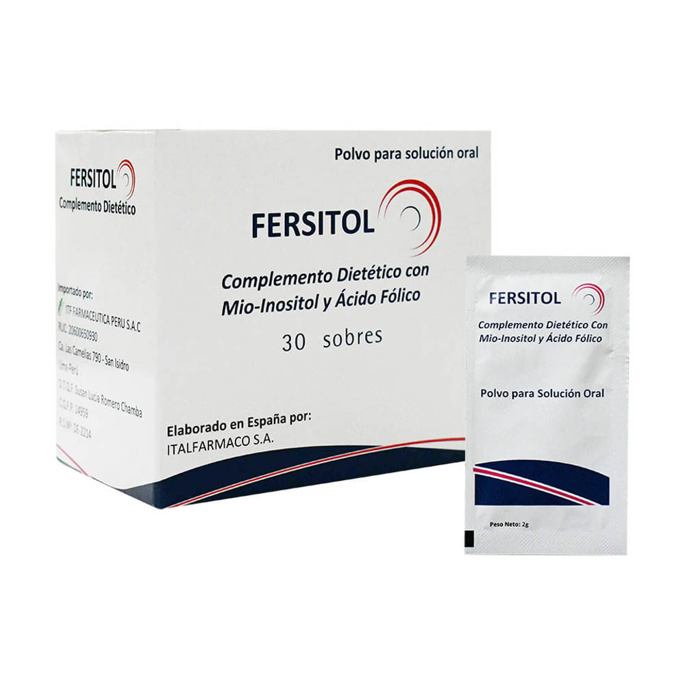 Fersitol 2000mg-200µg Polvo para Solución Oral