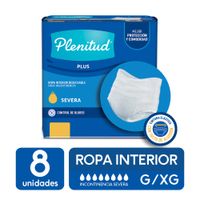 Ropa Interior Plenitud Protect Plus Talla G-XGPañal Adulto - Bolsa 8 UN