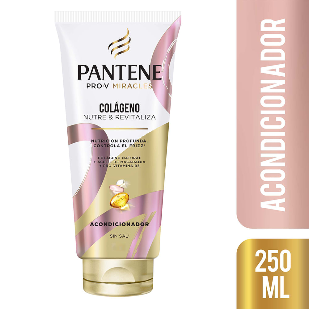 Acondicionador Pantene Pro-V Colágeno Nutre & Revitaliza - Tubo 250 ML