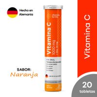 Vitamina C + Zinc Vitamins For Life Tableta Efervescente Sabor Naranja