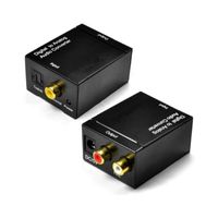 ADAPTADOR CONVERTIDOR DIGITAL AUDIO ÓPTICO A RCA