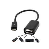 CABLE ADAPTADOR OTG DE MICROUSB A USB