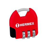 CANDADO MALETERO COMBINACIÓN 3 DÍGITOS HERMEX 36MM CMA-4C