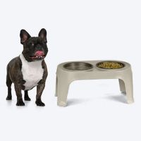 Comedero Alto PPerros- Rimax- Taupe Mocca