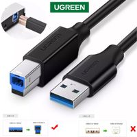 Cable USB 3.0 para impresora USB B UGREEN 2 Metros 480Mbs