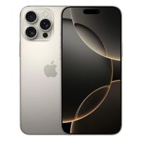 iPhone 16 Pro Max 5G eSIM 256GB, 8GB RAM, cámara principal 48MP + 48MP + 12MP, frontal 12MP, 6.9"", Natural-Titanium