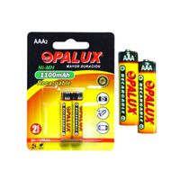 PILAS RECARGABLES AAA OPALUX 1.2 V 1100 MAH