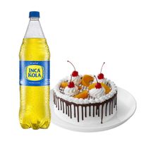 Pack Torta Chantilly con Furtas Chica LA FLORENCIA 1un + Gaseosa INCA KOLA Sin Azúcar Botella 1.5L