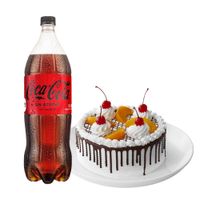 Pack Torta Chantilly con Furtas Chica LA FLORENCIA 1un + Gaseosa COCA COLA Sin Azúcar Botella 1.5L