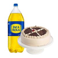 Pack Torta de Moka Mediana LA FLORENCIA 1un + Gaseosa INCA KOLA Sabor Original Botella 3L