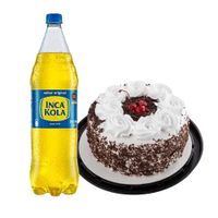 Pack Torta Selva Negra Chica LA FLORENCIA 1un + Gaseosa INCA KOLA Botella 1.5L