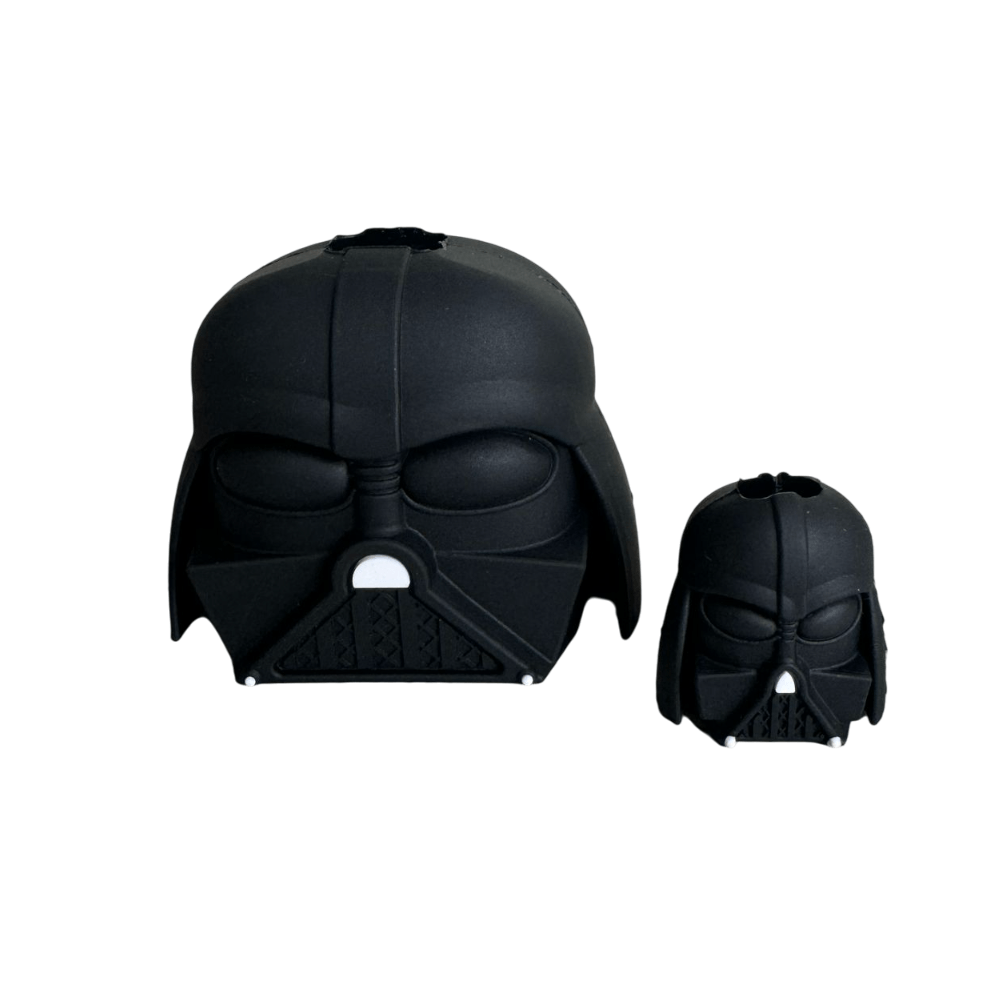 Funda Protectora de Silicona para Cargador 20W Iphone Darth Vader Negro