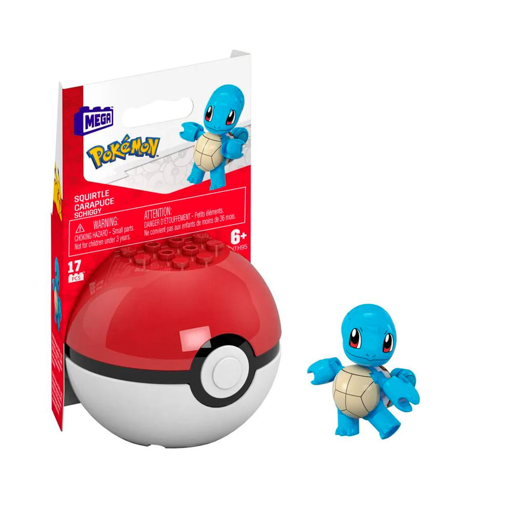 Pokemon Mega Squirtle Ball 17 Piezas Modelo A