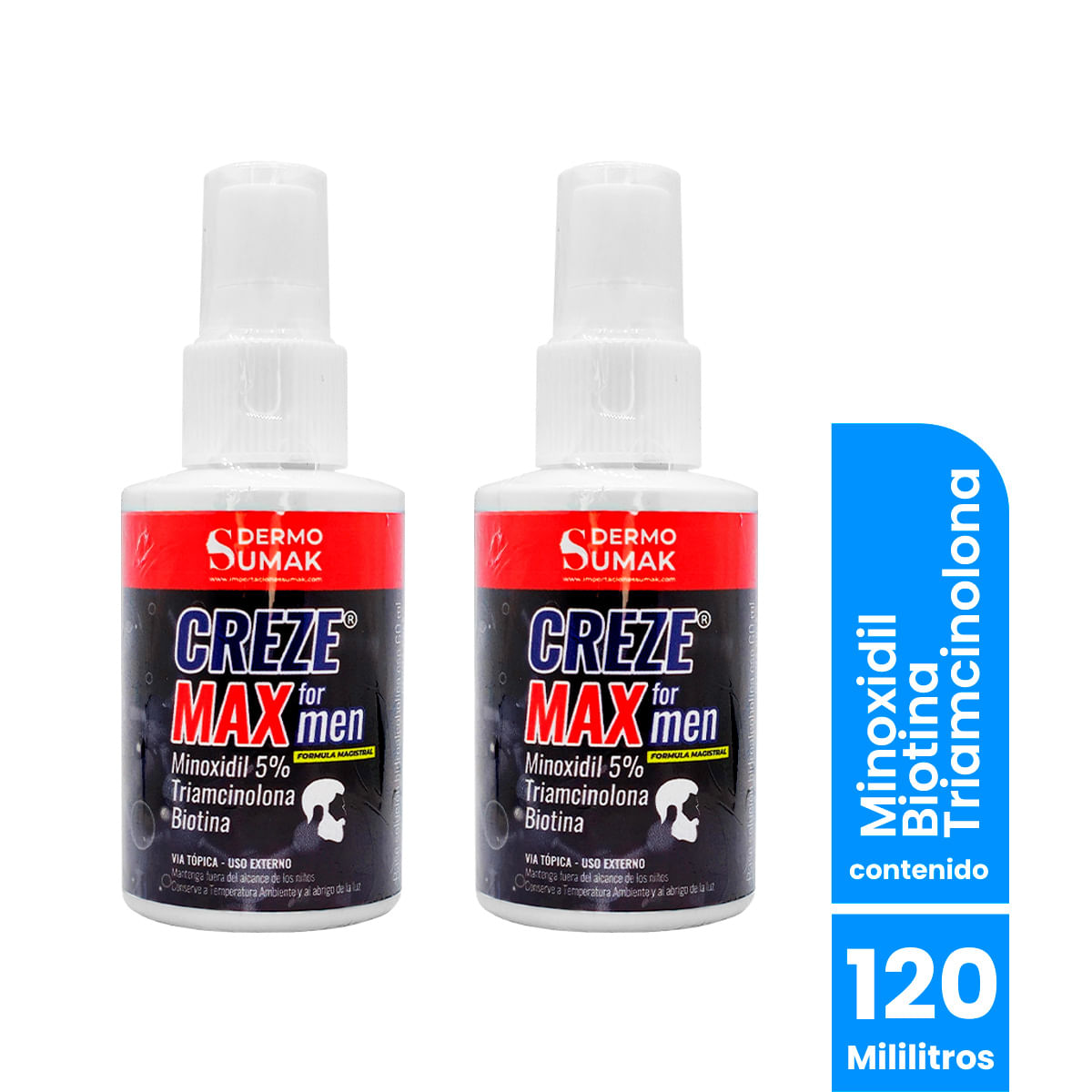 Loción Creze Max Formen 60Ml 2 Unidades