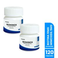 Biominox Suplemento Vitámico Con Minoxidil Y Biotina 60 Und - Dermo Sumak 2 Unid