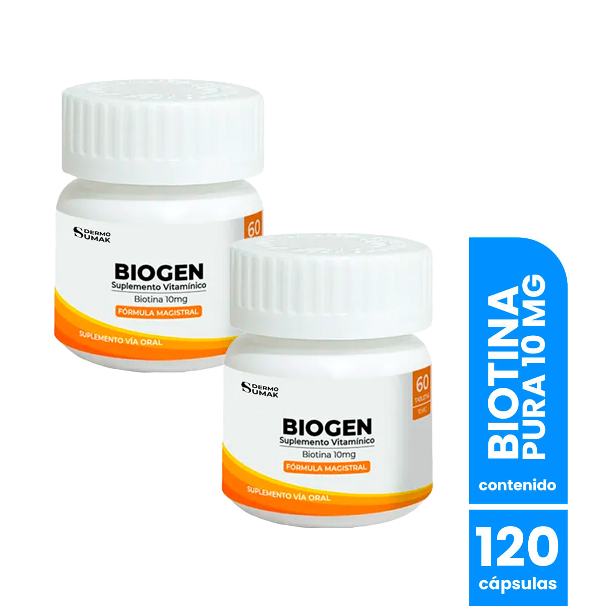 Biogen Cápsulas 60 Und - Dermo Sumak 2 Unid