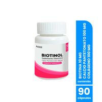 Biotinol Cápsulas 90 Und - Dermo Sumak