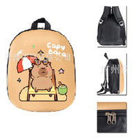 MOCHILA CAPIBARA KINDER EVA UNISEX - Marrón