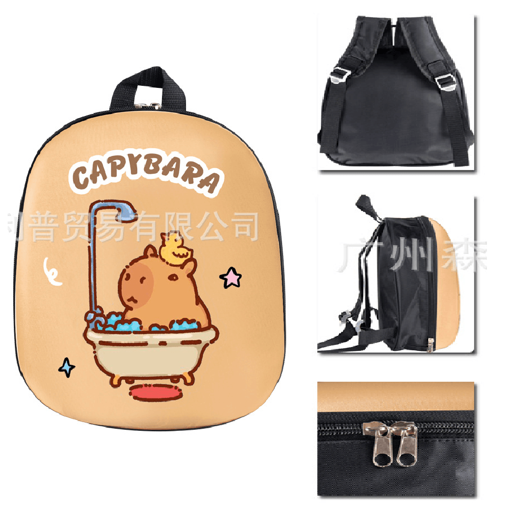 MOCHILA CAPIBARA KINDER EVA UNISEX - Marrón Claro