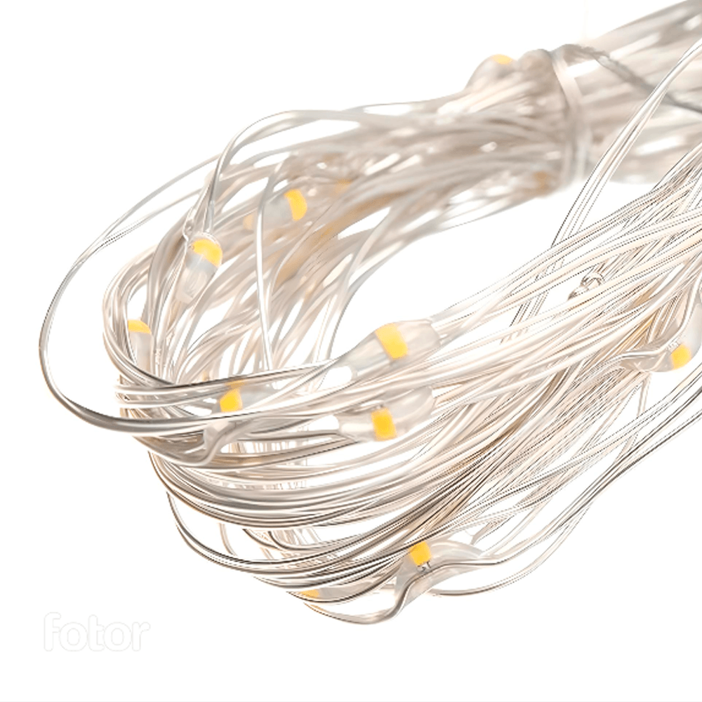 Set de Guirnalda de Luces Led Impermeable para Jardín Decoración Navidad