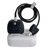 Funda Protectora de Silicona para Cargador 20W Iphone Videojuegos Negro