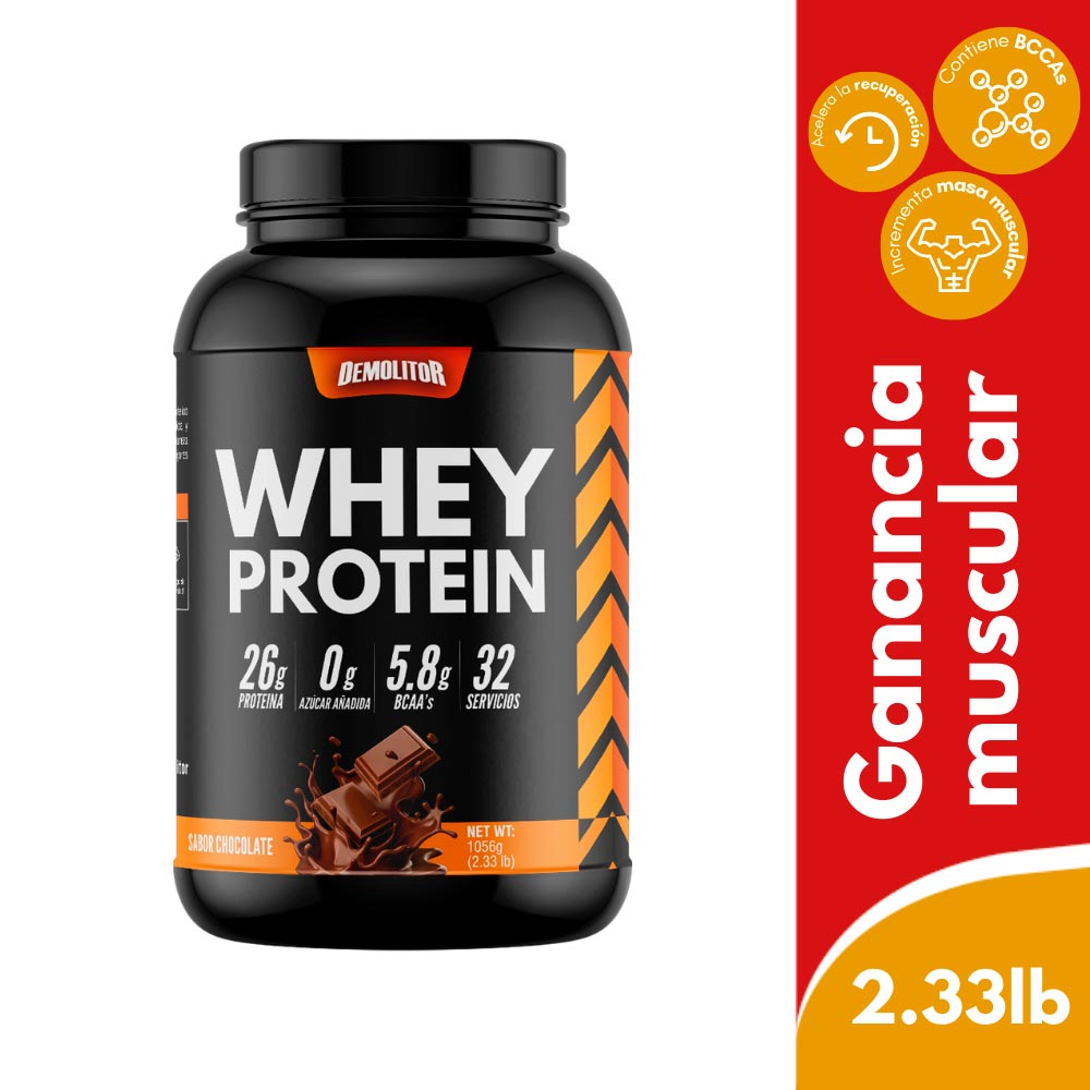 Whey Protein Demolitor Sabor chocolate 1056 g