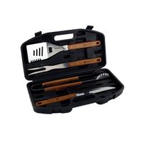 SET DE UTENSILIOS X 04 BBQ CON MALETIN PLAST - 224004001