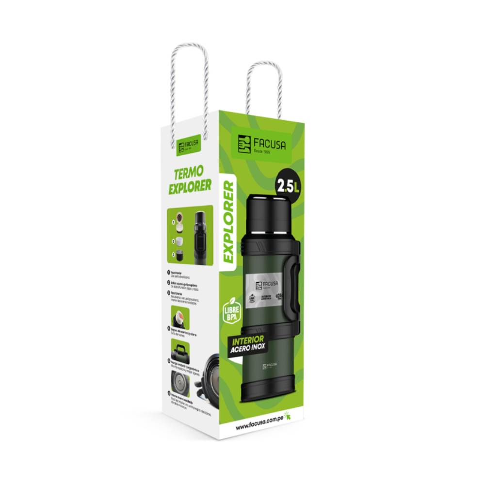 TERMO EXPLORER 2.5LT NEGRO - MEGA IMPORT
