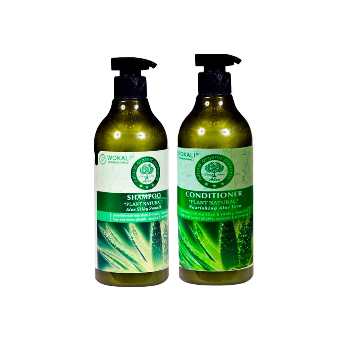 Pack Dúo Shampoo y Acondicionador Aloe Vera - Wokali