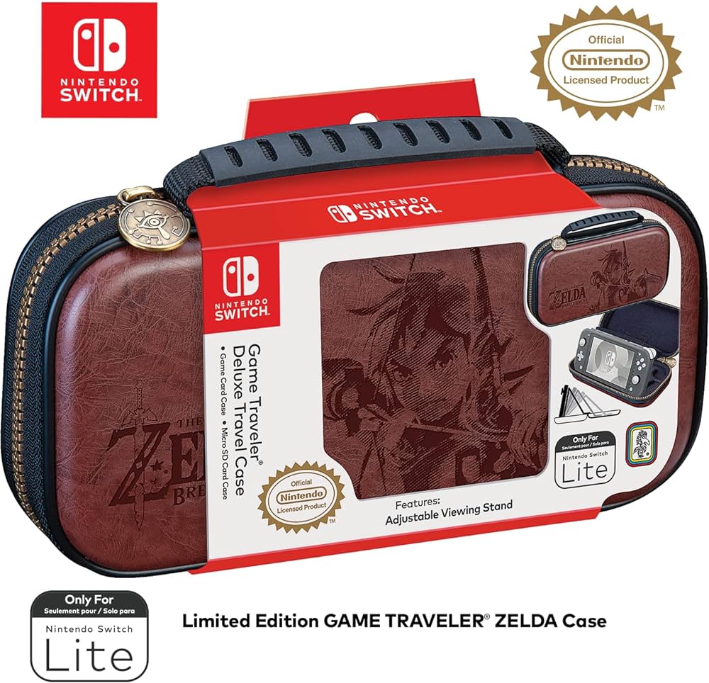 ESTUCHE NINTENDO SWITCH LITE GAME TRAVELER DELUXE TRAVEL CASE - ZELDA