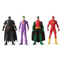 Pack X4 Figuras de Accion  BATMAN 15cm