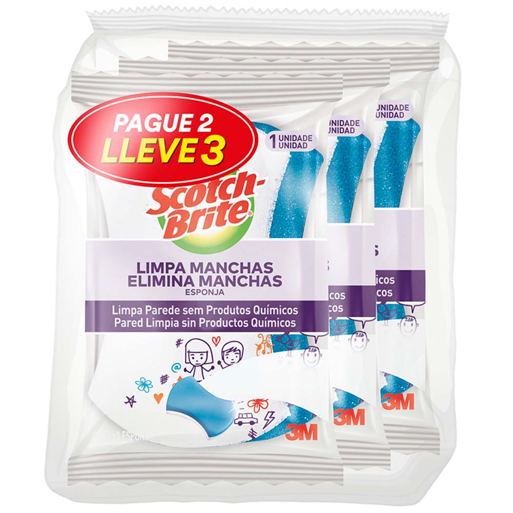 Esponja Borramanchas Pague 2 Lleve 3 SCOTCH BRITE