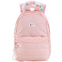Mochila Pompones Asa Rosa CLASS&WORK