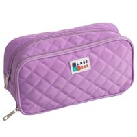 Cartuchera Rombos Lila CLASS&WORK