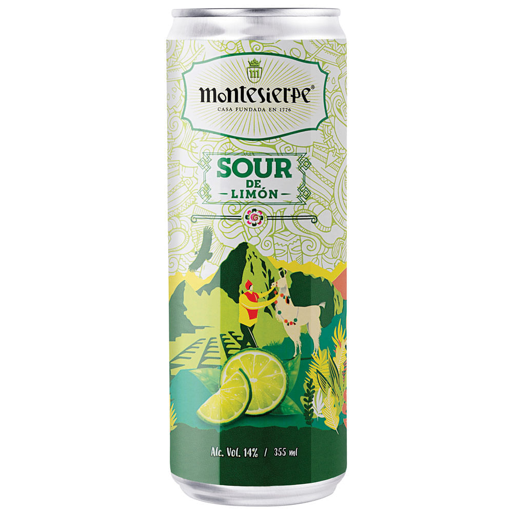 Ready To Drink (RTD) MONTESIERPE Sour Limón Lata 355ml