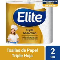 Papel Tolla ELITE Triple Absorción Paquete 2un PV