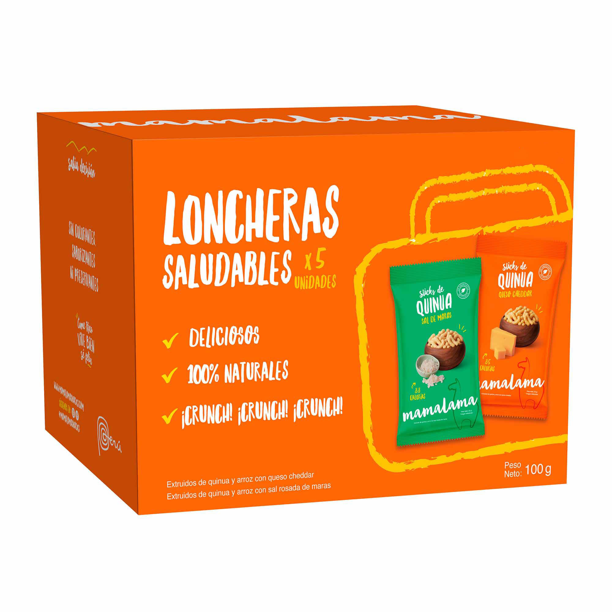 Loncheras Saludables MAMALAMA Caja 5un