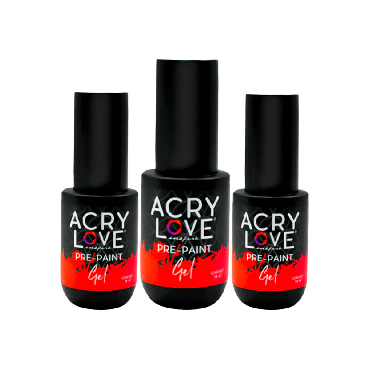 ACRYLOVE PRE PAINT BASE - 3 UNID