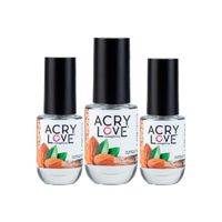 Aceite para cutícula 14ml Almendras - Acrylove 3 unid