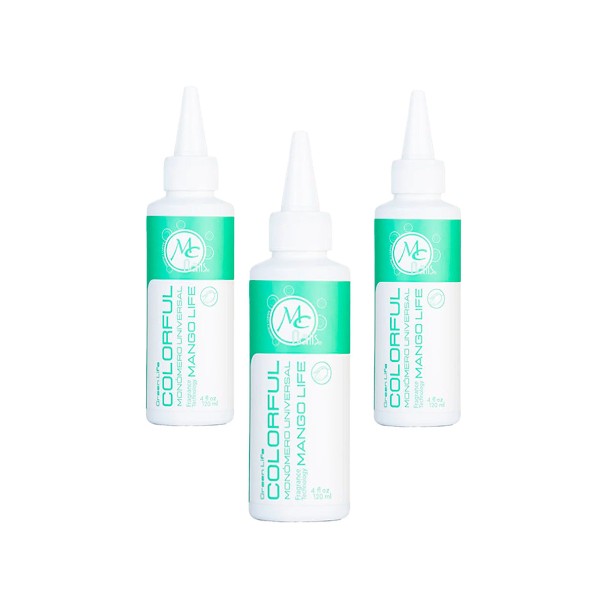 MC NAILS MONOMERO MANGO LIFE 4OZ - 3 UNID