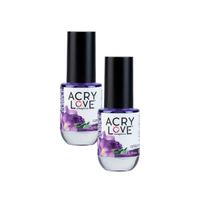 Aceite para cutícula 14ml Freesia Violeta - Acrylove 2 unid