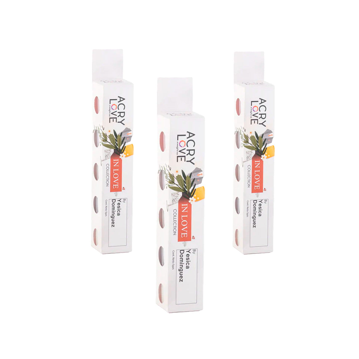 ACRYLOVE COLECCION IN LOVE 5PZ 7G - 3 UNID