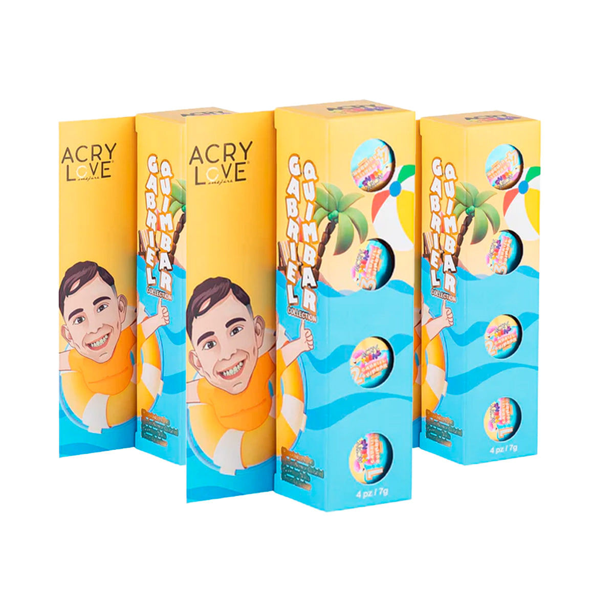 ACRYLOVE COLECCION PLAYA 4PZ 7G - 3 UNID
