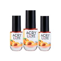 Aceite para cutícula 14ml Freesia Melocotón - Acrylove 3und