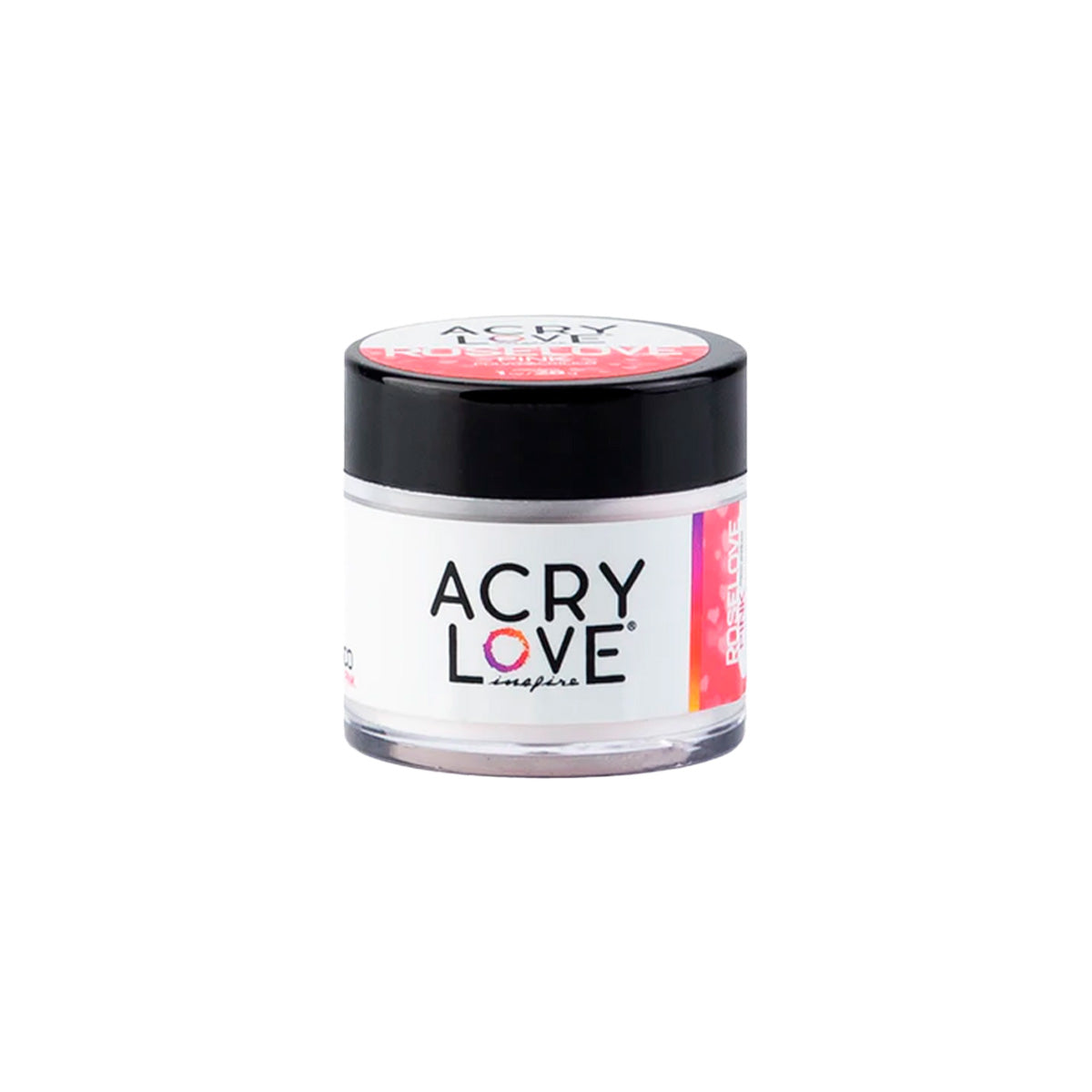 Polvos Acrílicos Acrylove Rose Love Pink 28g