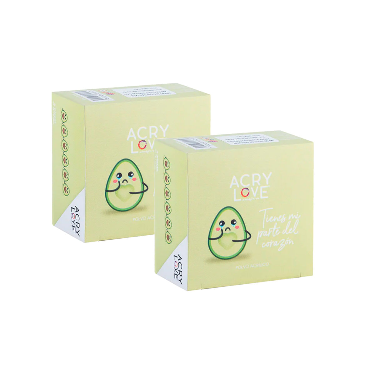 ACRYLOVE COLECCION UN CORAZON 4PZ 7G - 2 UNID